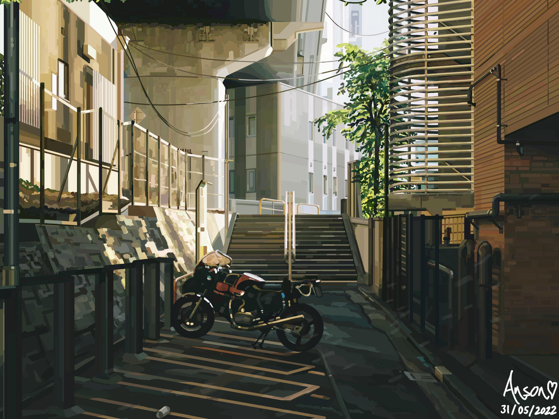 quiet side street